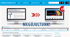 Desktop Screenshot of jogikonyvek.com