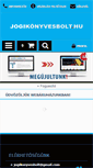 Mobile Screenshot of jogikonyvek.com