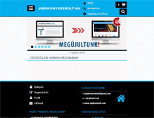 Tablet Screenshot of jogikonyvek.com